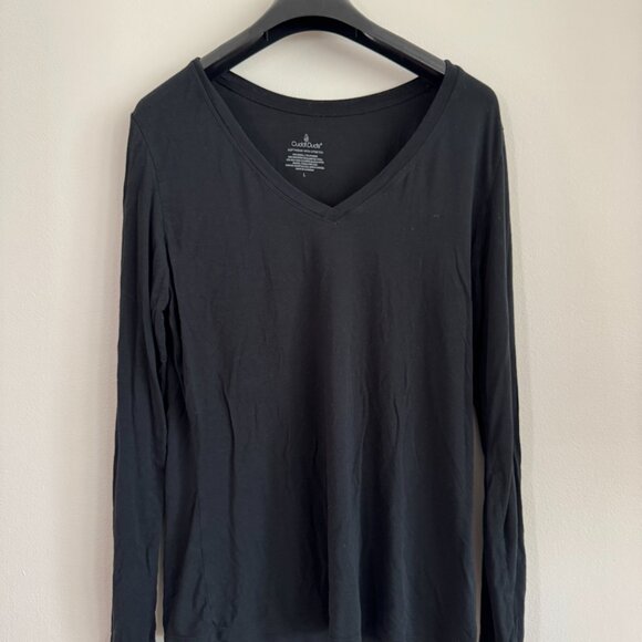 Cuddl Duds Women's Softwear with Stretch Long Sleeve Crew Neck Top -Layering Top - Picture 3 of 6